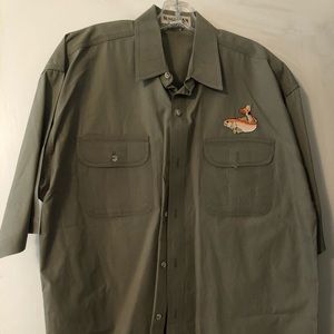 Magellan red fish shirt